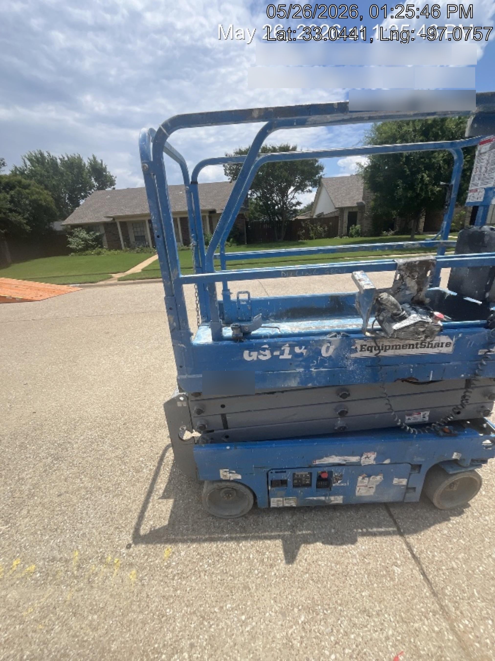 2019 Genie GS-1930 Fixed Rails with Chain Entry