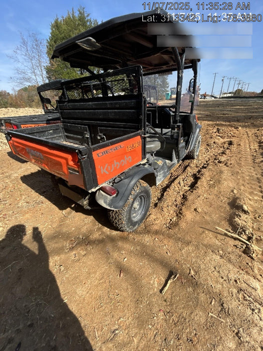2021 Kubota RTV-X1140W-H Plastic Canopy, Windshield Acrylic Clear, LED Strobe Light, Wire Harness Kit, Back up Alarm
