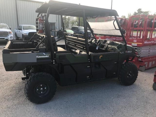 2019 Kawasaki Mule PRO-DXT Standard Options, Backup Alarm, Beacon, Plastic Hard Top, Poly Windshield, Horn Kit