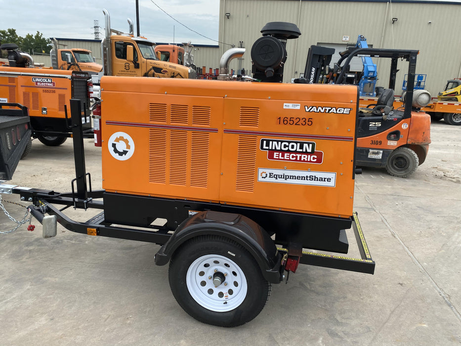 2021 Lincoln Electric Vantage 549X Ready Pak 3, ORANGE (includes trailer, cable rack, fender light kit)