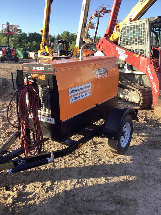 2022 Lincoln Electric LE400 Kubota V1505, Trlr, Cable Rack, Light Kit, ES Decals, T3