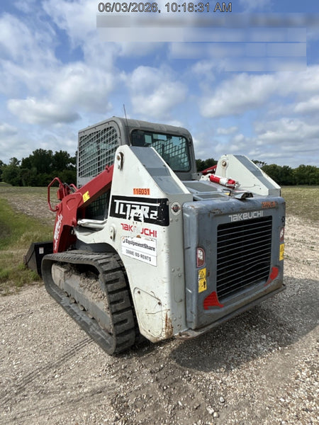 2020 Takeuchi TL12R2-CRR Cab/Heat/Air, Hydraulic QC, Ride Control