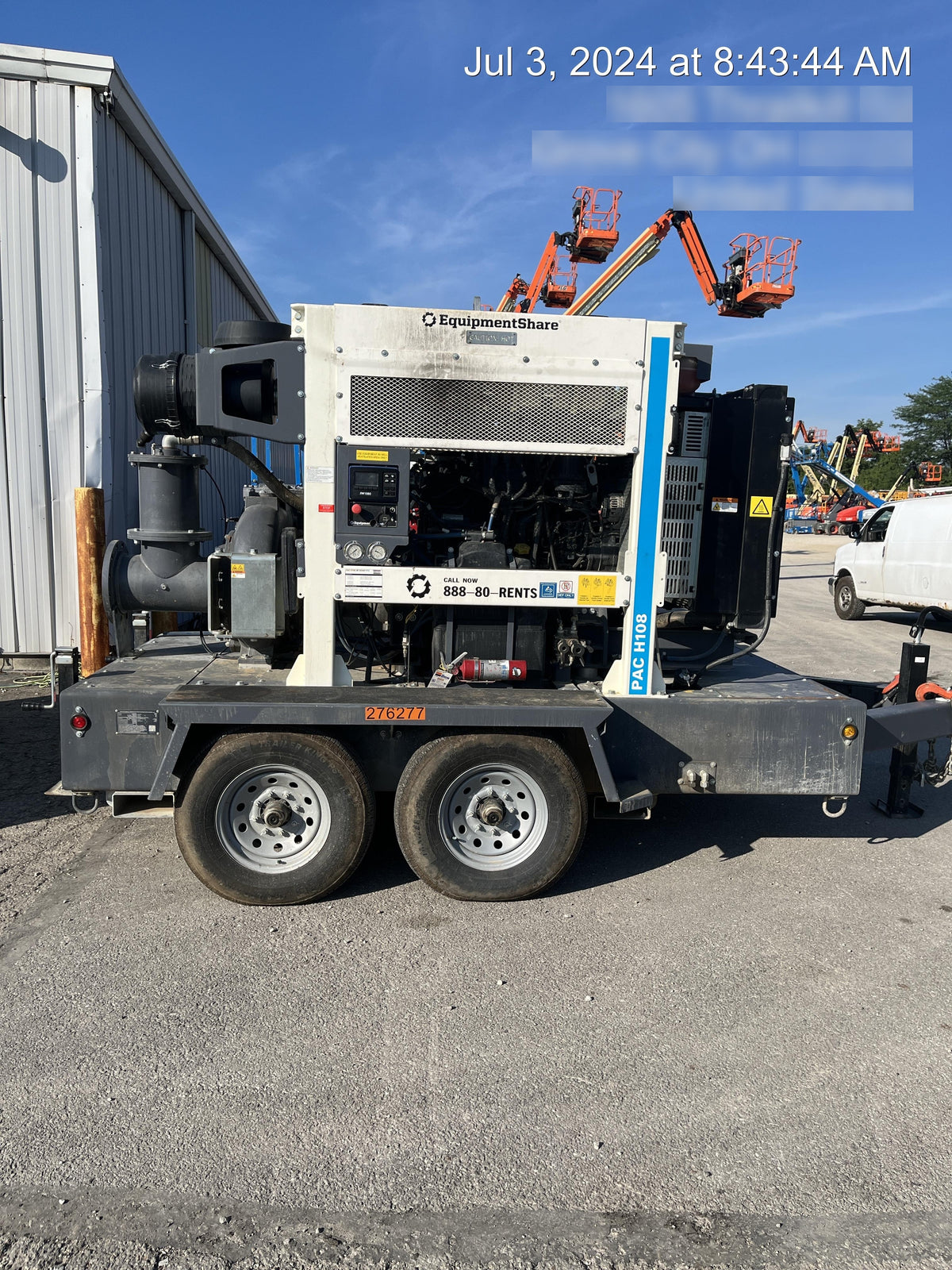 2022 ATLAS COPCO PAC H108 JD