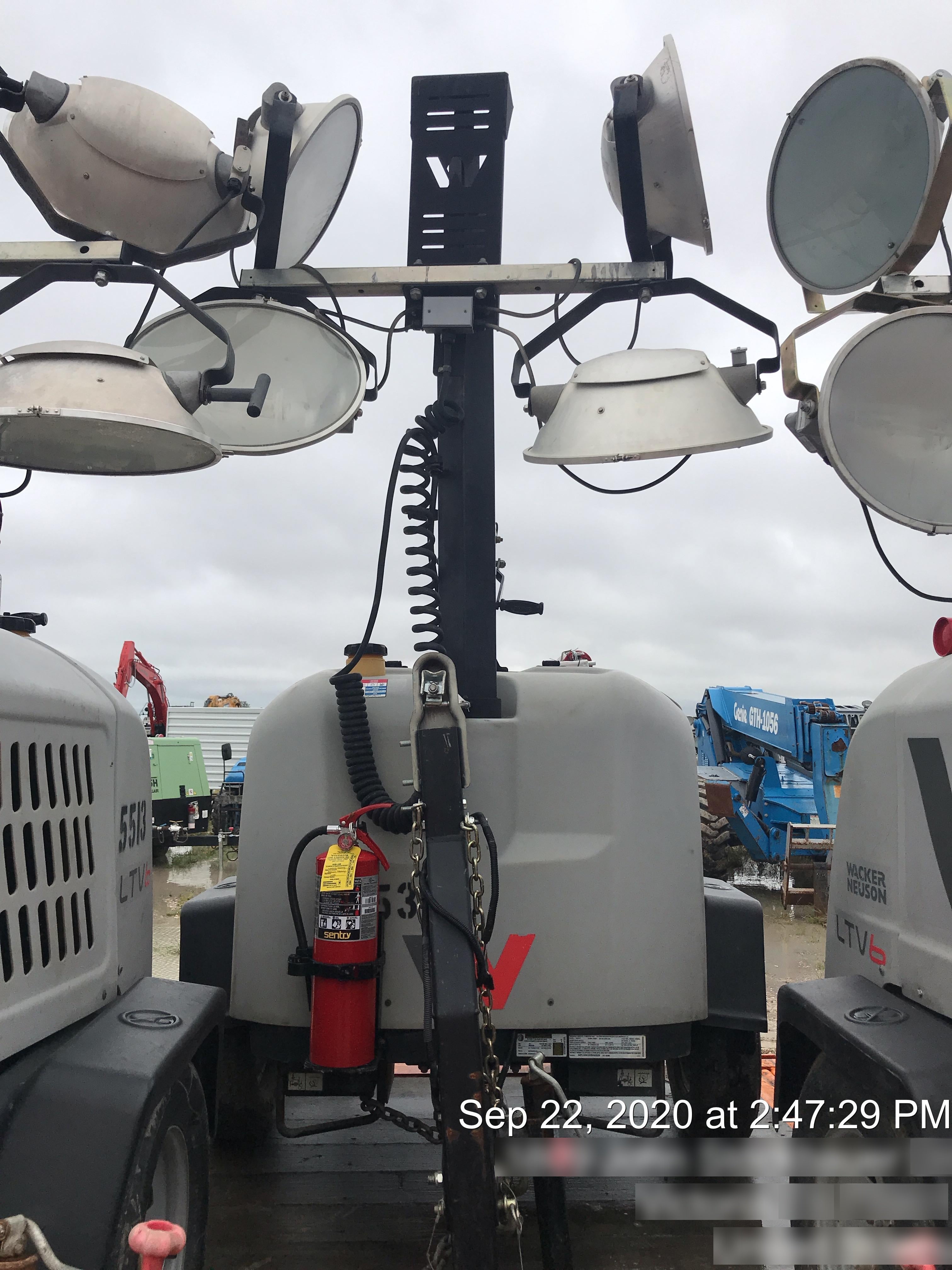 2017 Wacker Neuson LTV6L-MH Wacker Neuson 6 kW Towable Light Generator