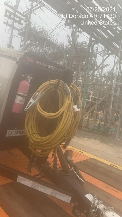 2019 Lincoln Electric Vantage 322 Welder Ready-Pak 3, Two wheel trailer, Fender and Light kit, Cable Rack