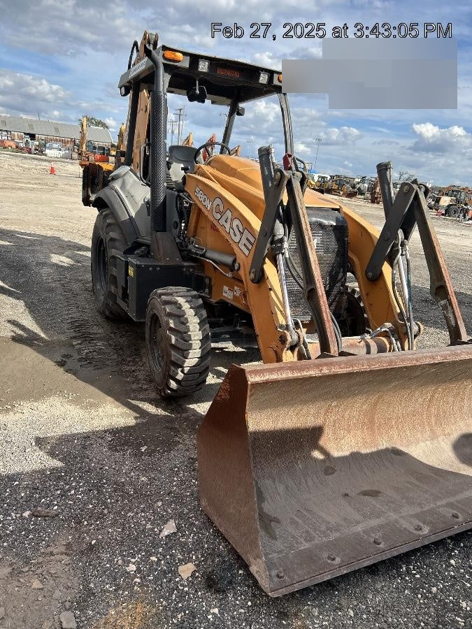 2017 Case 580N EP STANDARD HOE, ROPS, PILOT CONTROLS, AUX HYD