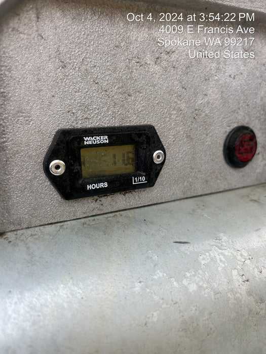 2024 Wacker Neuson DPU6555Heh Hatz Diesel, Reversible Plate Compactor, electric start