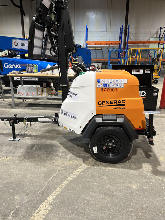 2023 Generac MLT2 Diesel, Flex Switch 120V Input, Powerzone Controller, 
(4) 320W LED Lights, 4kW Generator, 39.9 Gal Fuel Tank, 2" Ball, T3