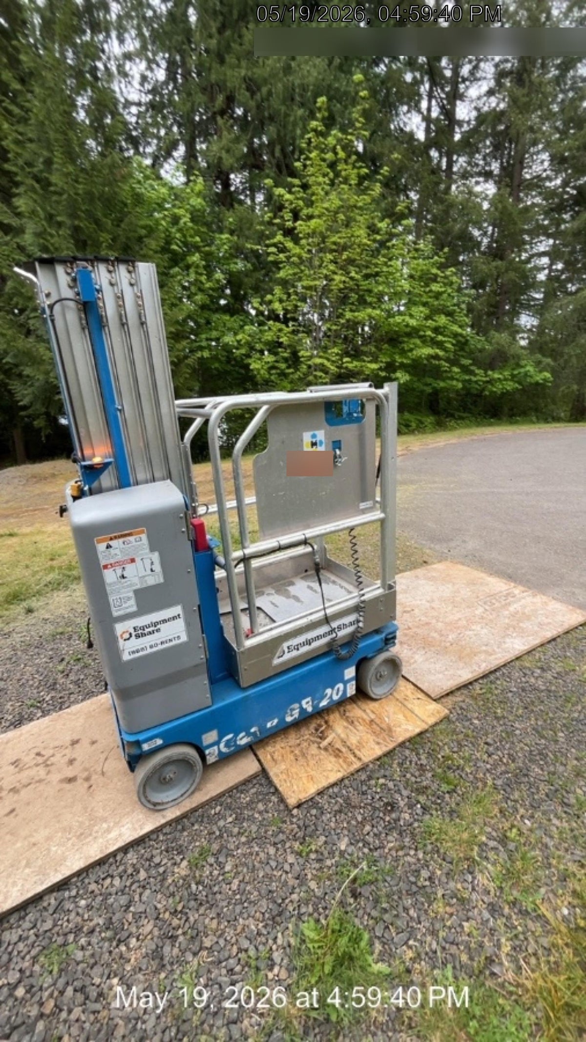 2019 GENIE GR-20