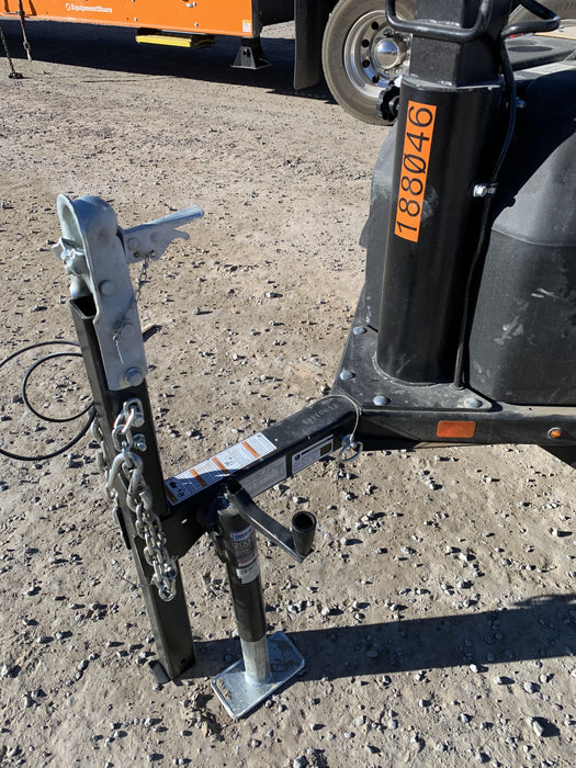 2021 Allmand NLV3GR (4) LED Light Fixture 350W, 23' Vertical Mast, 3kW Prime, Towable, Deep Sea L401, Leveling Jacks, Yanmar T4F 5.8hp