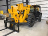2019 JCB 510-56 74 HP w/Open ROPS, Beacon, Aux Hydraulics, Worklights, Solid Tires w/60" Carriage/Forks