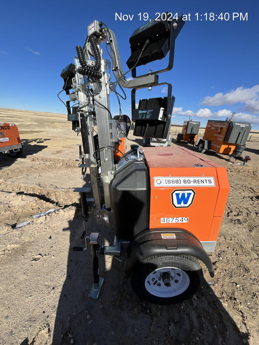 2024 Wanco WLTT-4MM4K Diesel, Deep Sea Controller, Shore Power Plug, Auto Start, (4) 350W LED Floodlights, 4kW Generator, 60 Gal Fuel Tank, 2" Ball, T3