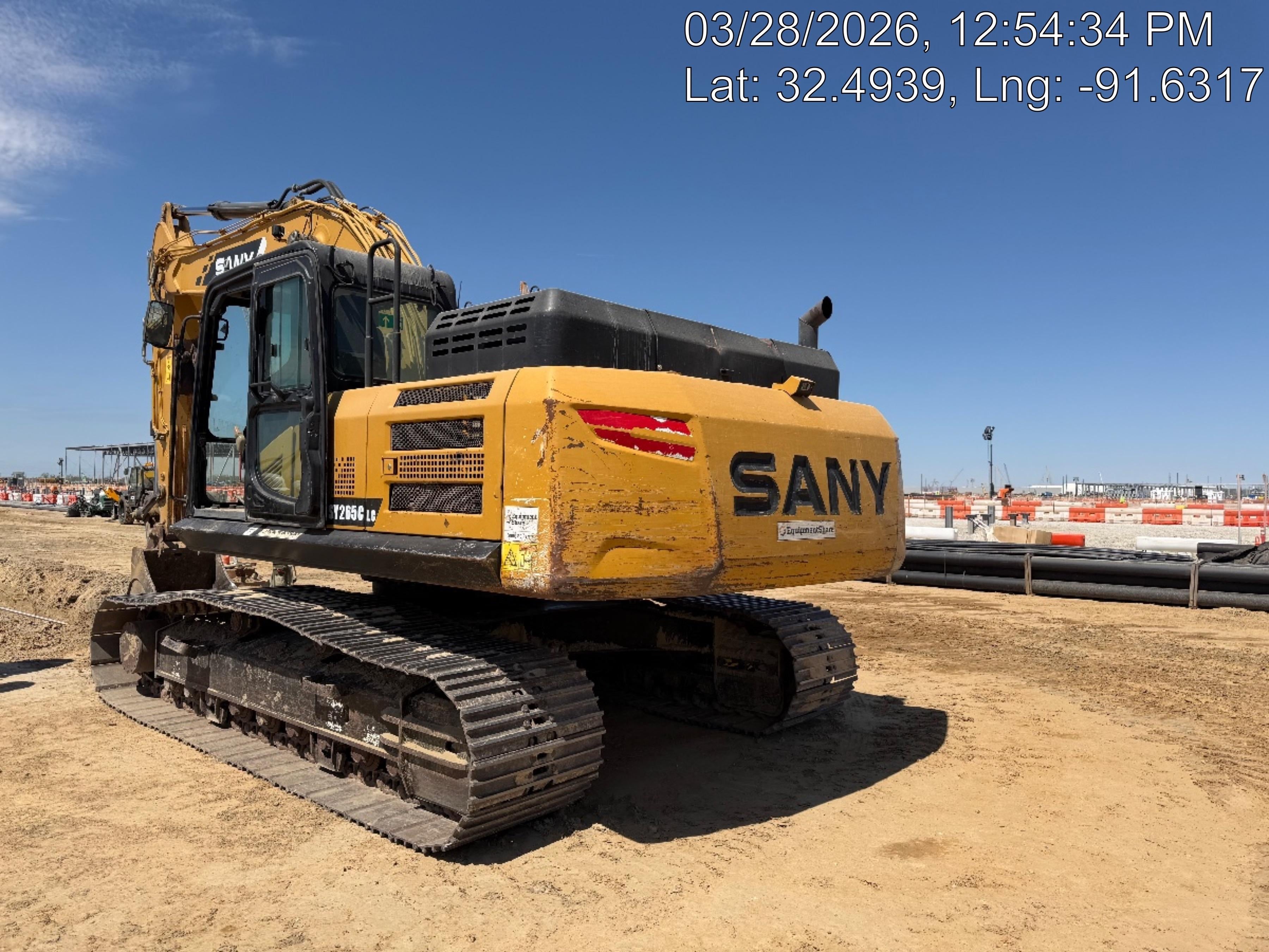 Sany SY265C SY265 Tier 4 - Cab, Hydraulic QC,  Buckets: 36", 48" Main Pin Hydraulic Thumb