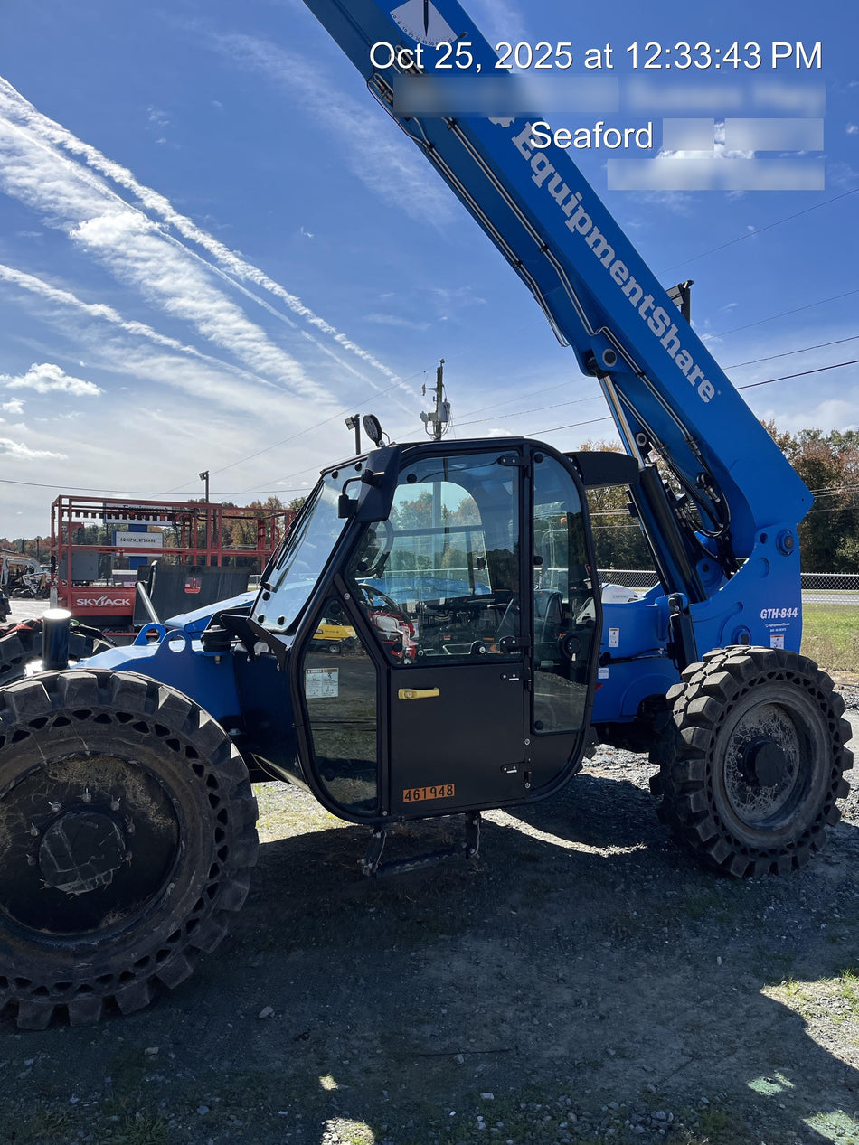 2024 Genie GTH-844 74Hp Dsl, Cab/Heat/Air, Sld Tires, LED WL, Bcn, L Hook, T3 + Access Control