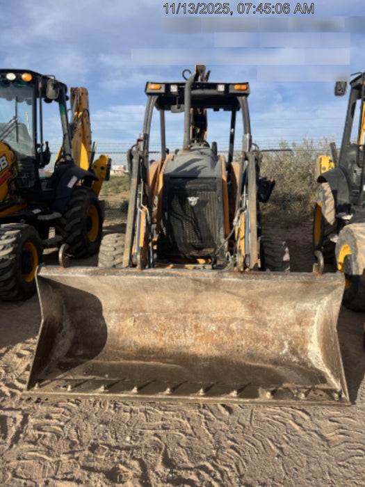 2019 Case 580N EP Canopy, 4WD, 1-Way Aux Hydraulics, Pilot Controls, Ride Control and Loader Aux Hydraulics, 900 LB. Front CWT, 82" HD LONG LIP (1 CU. YD.) W/BOCE AND LIFT EYES, FLIP OVER/STABILIZER PADS COMB