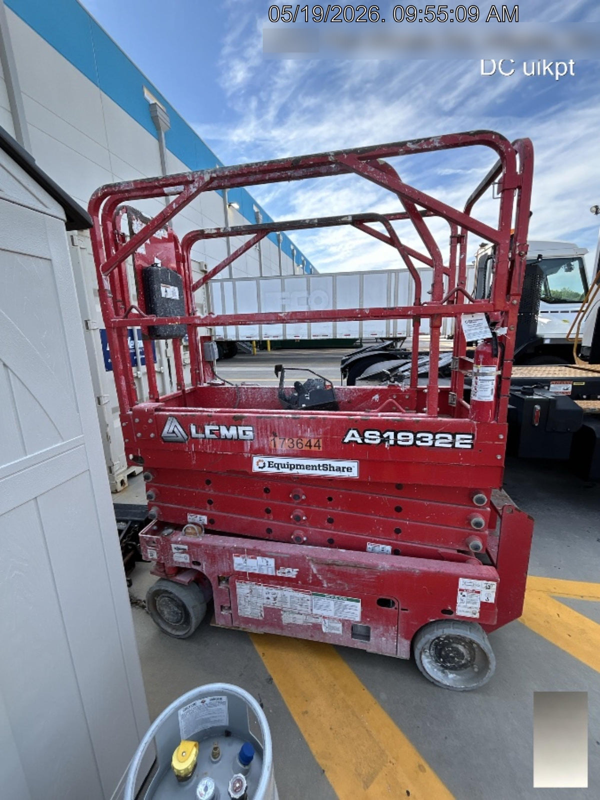2021 Lgmg AS1932E Electric Drive, Solid Non Marking Tires, Dual Beacons