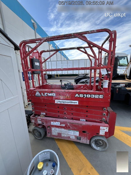 2021 Lgmg AS1932E Electric Drive, Solid Non Marking Tires, Dual Beacons