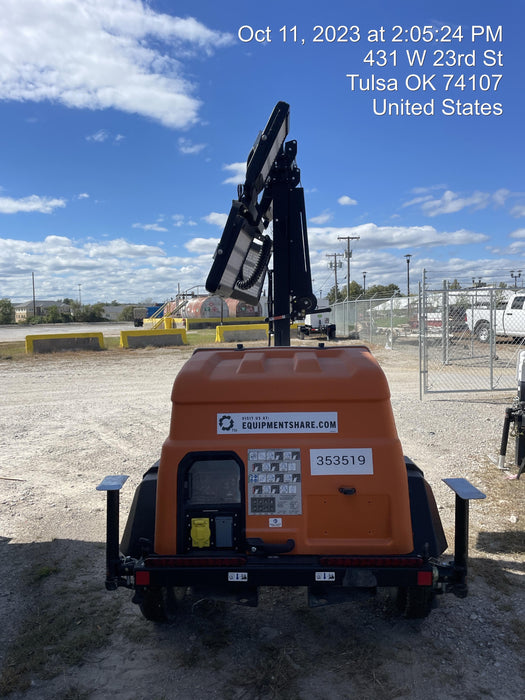 2023 Generac MLT2 Diesel, Flex Switch 120V Input, Powerzone Controller, (4) 320W LED Lights, 4kW Generator, 39.9 Gal Fuel Tank, 2" Ball, T3
