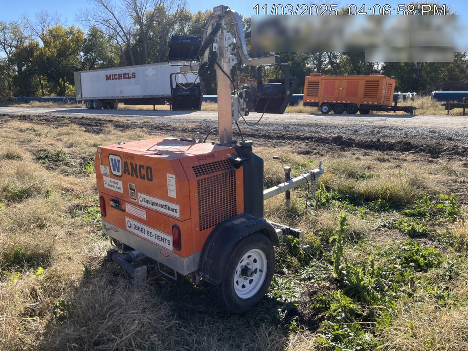 2024 Wanco WLTT-4MM4K Diesel, Deep Sea Controller, Shore Power Plug, Auto Start, (4) 350W LED Floodlights, 4kW Generator, 60 Gal Fuel Tank, 2" Ball, T3