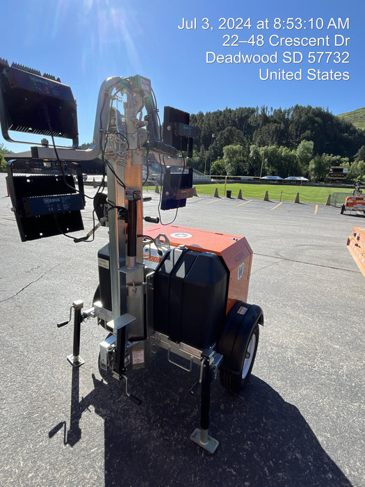 2024 Wanco WLTT-4MM4K Diesel, Deep Sea Controller, Shore Power Plug, Auto Start, (4) 350W LED Floodlights, 4kW Generator, 60 Gal Fuel Tank, 2" Ball, T3