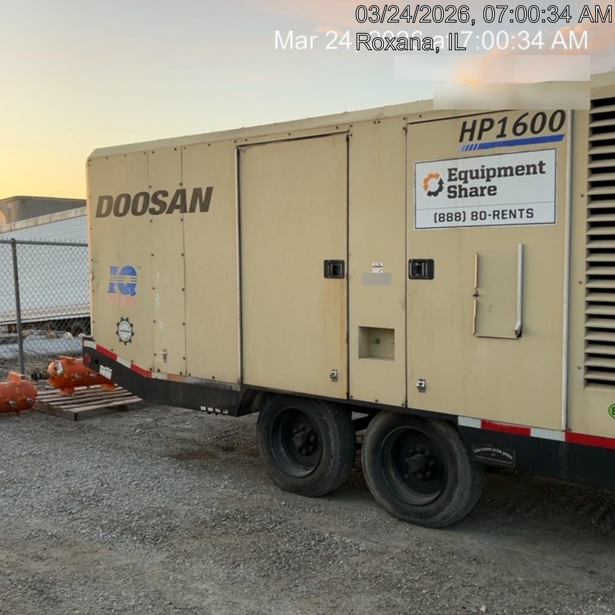 2018 DOOSAN HP1600WCU-T3 Tier 3 Reman