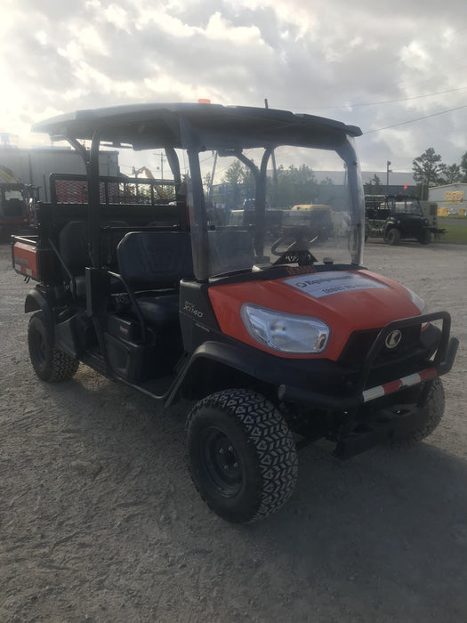 Kubota RTV-X1140W-H 4WD utility cart -LED strobe -Windshield tempered glass -Plastic canopy -Wire harness kit -Backup alarm