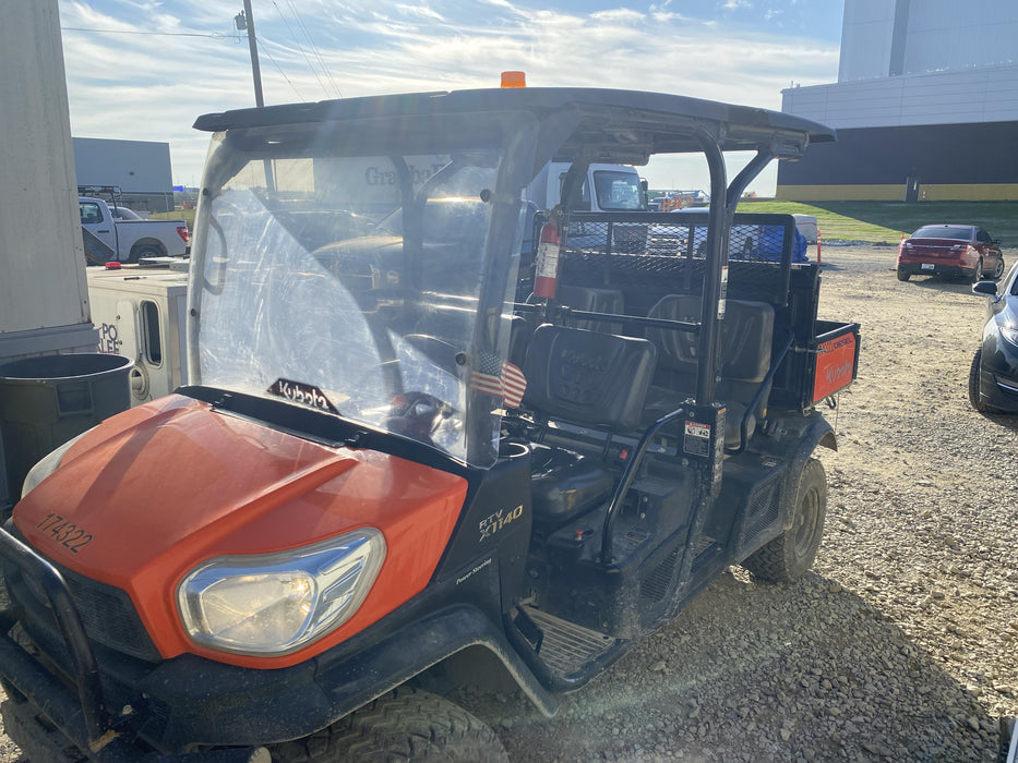 2022 Kubota RTV-X1140W-H Plastic Canopy, Windshield Acrylic Clear, LED Strobe Light, Wire Harness Kit, Back up Alarm