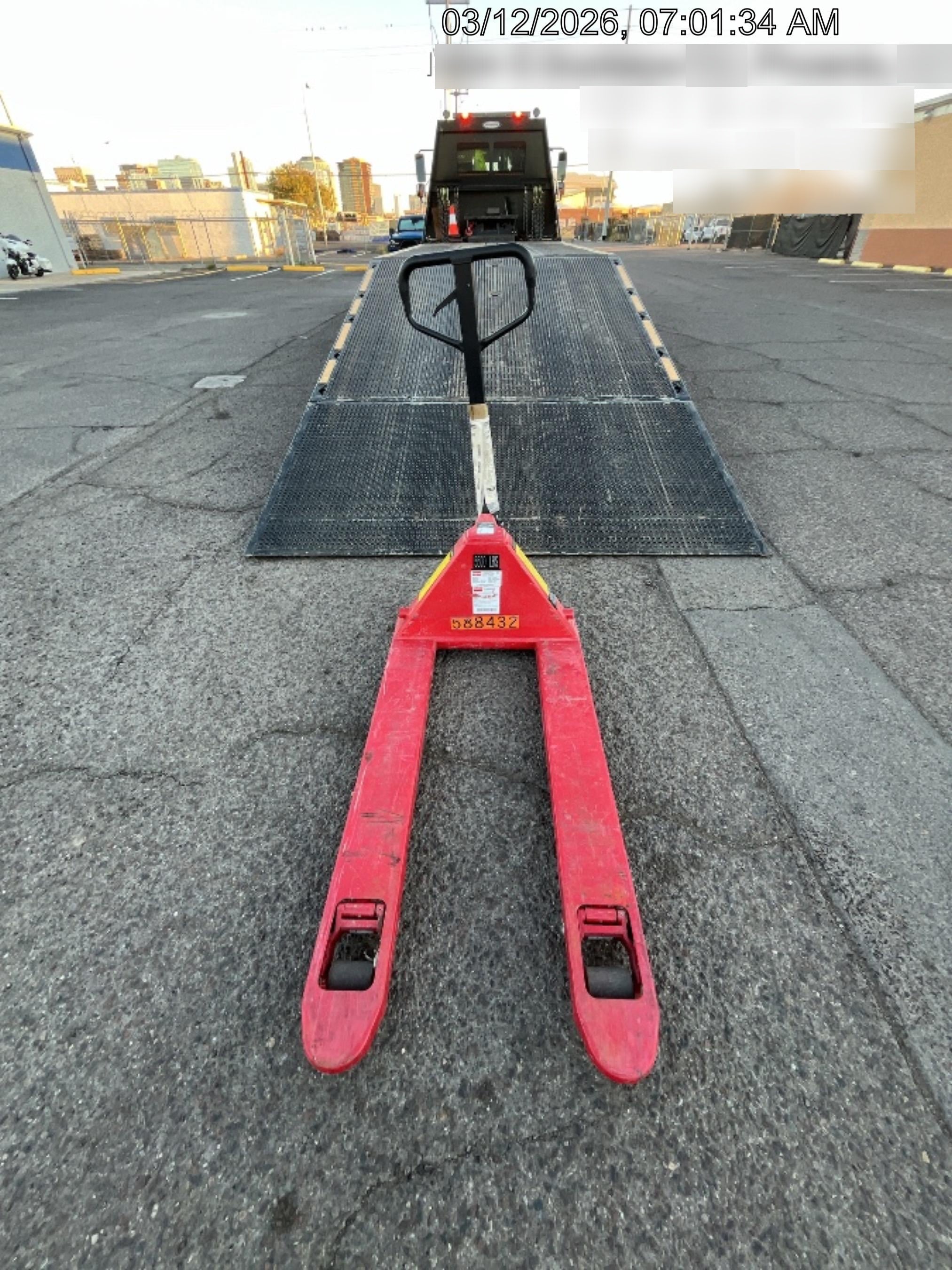 2025 GRAINGER PALLET JACK, 5500 LBS., GRAINGER