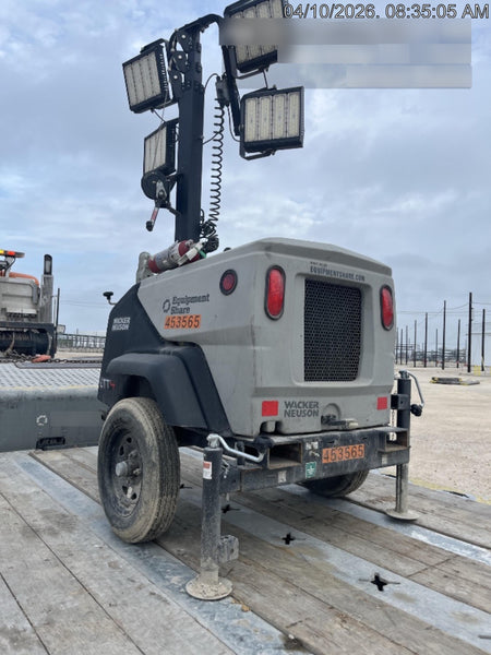 2024 Wacker Neuson LTT4 Diesel, Kohler KDW702, Deep Sea Controller, Auto Start, LED 320W, Bypass Outlet, T3