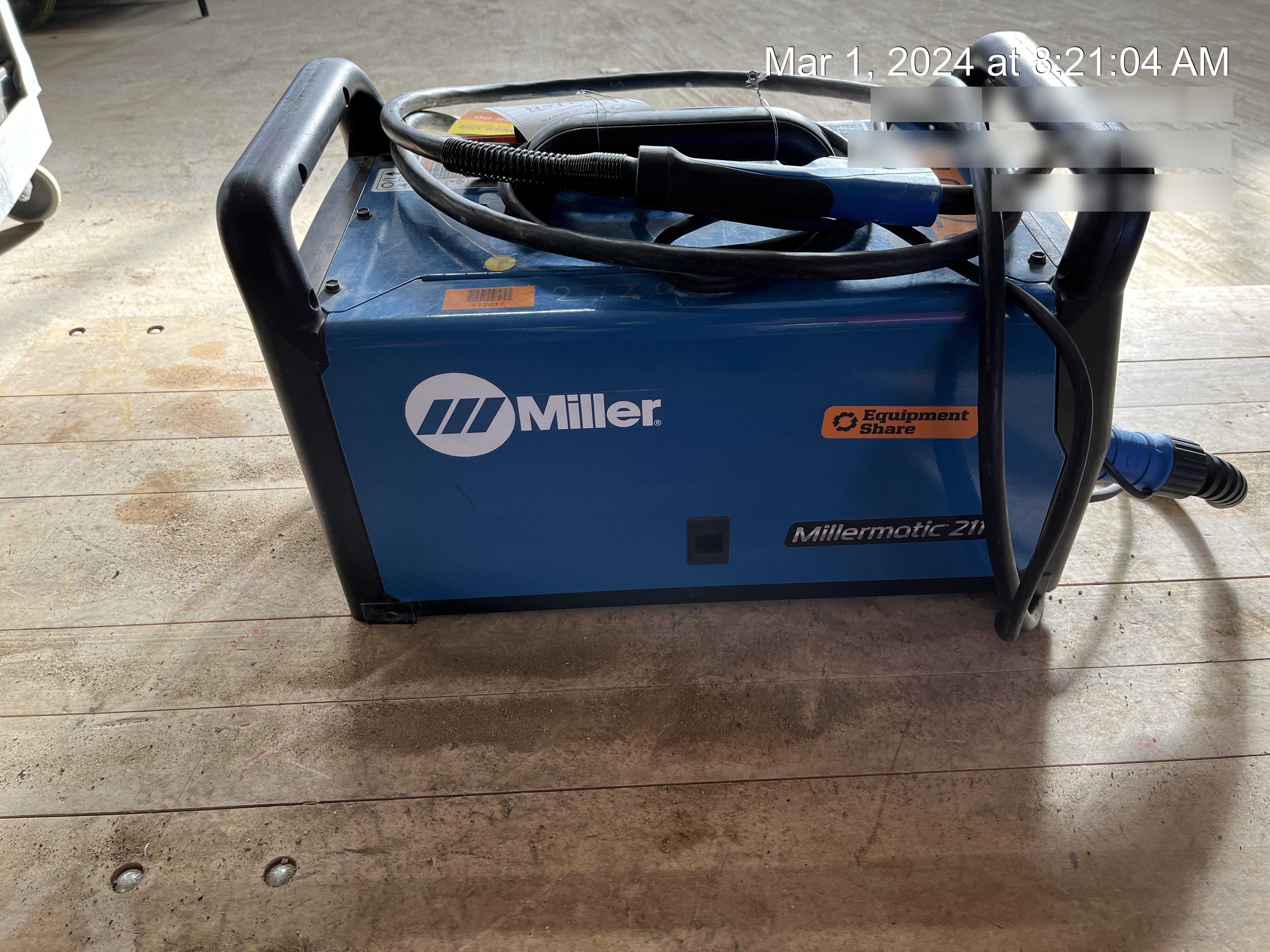 2022 MILLER ELECTRIC Millermatic 211