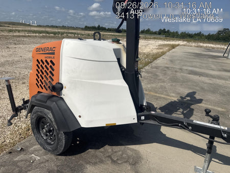 2025 Generac MLT6SMDS Diesel, Mitsubishi / Final Tier 4 Engine, 10.5 HP @ 1800 RPM, (4) 320W G4 LED's, Brushless Excitation, Capacitor Regulated, Vertical Mast, Manual Winch, 5kW Export Power, Power Zone Auto Light Controller