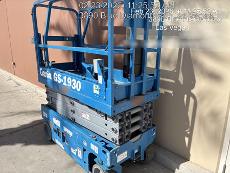 2019 Genie GS-1930 Half Height Swing Gate, 800W Inverter