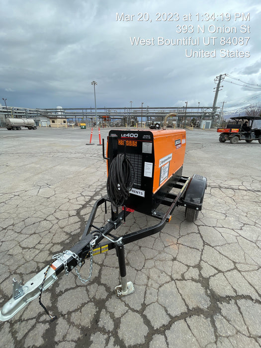 2022 Lincoln Electric LE400 Kubota V1505, Trlr, Cable Rack, Light Kit, ES Decals, T3