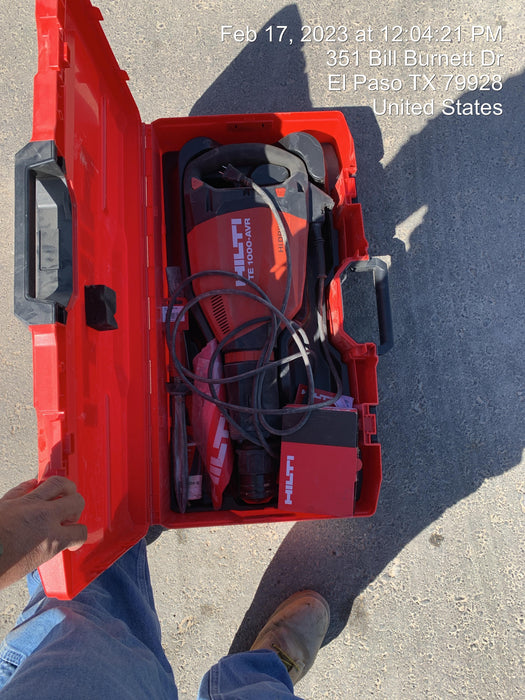 2020 HILTI TE 1000-AVR