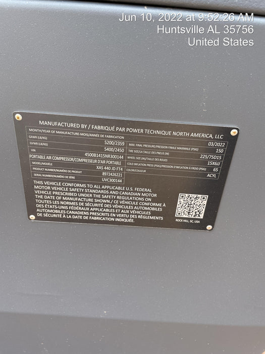 2022 ATLAS COPCO XAS440