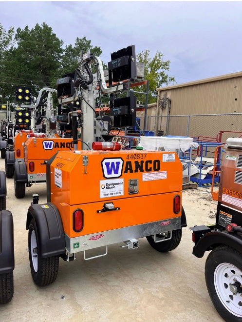 2024 Wanco WLTT-4MM4K Diesel, Deep Sea Controller, Shore Power Plug, Auto Start, (4) 350W LED Floodlights, 4kW Generator, 60 Gal Fuel Tank, 2" Ball, T3