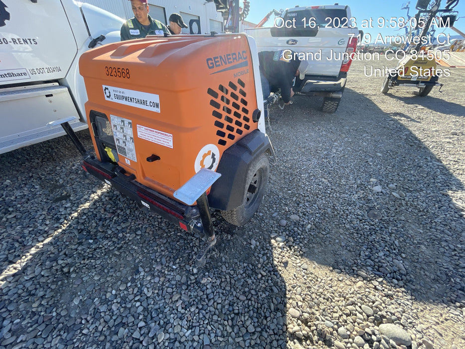 2023 Generac MLT2 Diesel, Flex Switch 120V Input, Powerzone Controller, (4) 320W LED Lights, 4kW Generator, 39.9 Gal Fuel Tank, 2" Ball, T3