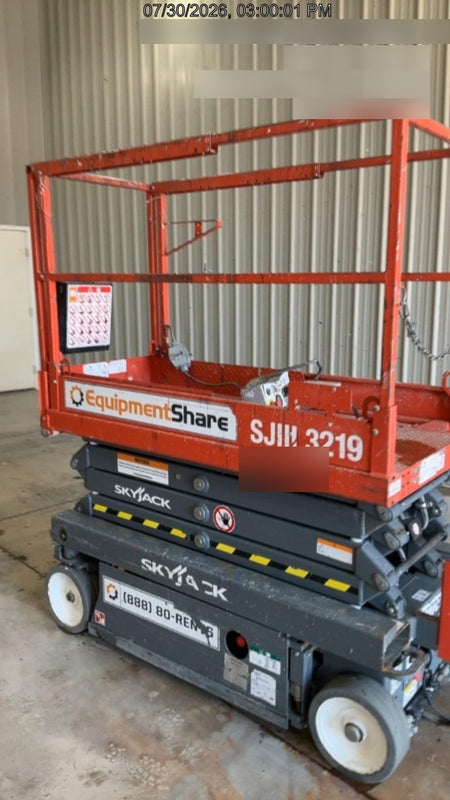 2019 Skyjack SJIII-3219 Standard Options