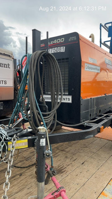 2022 Lincoln Electric LE400 Kubota V1505, Trlr, Cable Rack, Light Kit, ES Decals, T3