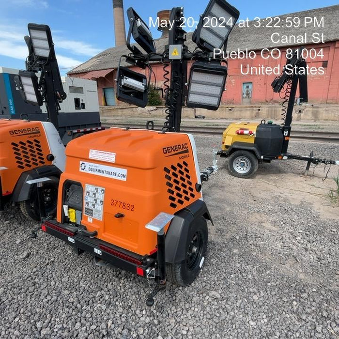2023 Generac MLT2 Diesel, Flex Switch 120V Input, Powerzone Controller, 
(4) 320W LED Lights, 4kW Generator, 39.9 Gal Fuel Tank, 2" Ball, T3