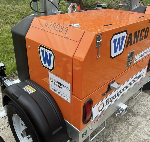 2024 Wanco WLTT-4MM4K Diesel, Deep Sea Controller, Shore Power Plug, Auto Start, (4) 350W LED Floodlights, 4kW Generator, 60 Gal Fuel Tank, 2" Ball, T3