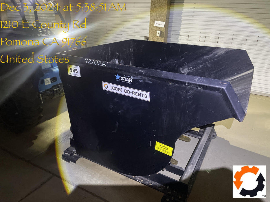 2024 STAR INDUSTRIES M-1820 - Self-Dump Hopper