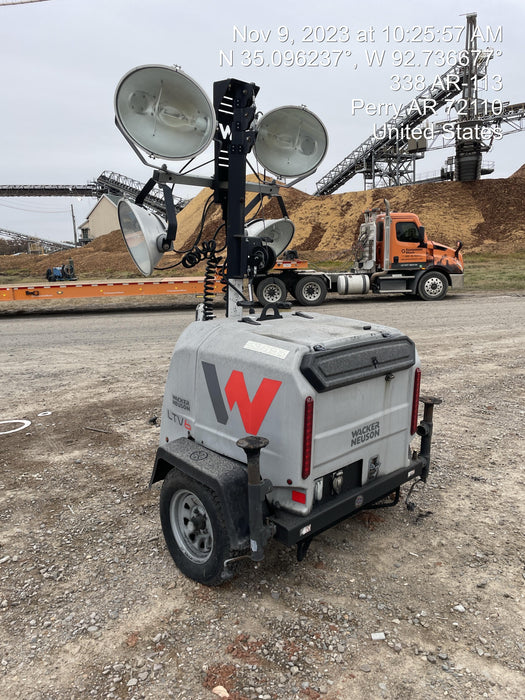 2019 Wacker Neuson LTV6L-MH Wacker Neuson LTV6L Mobile Light Tower w/Fuel Level Sensor Installed