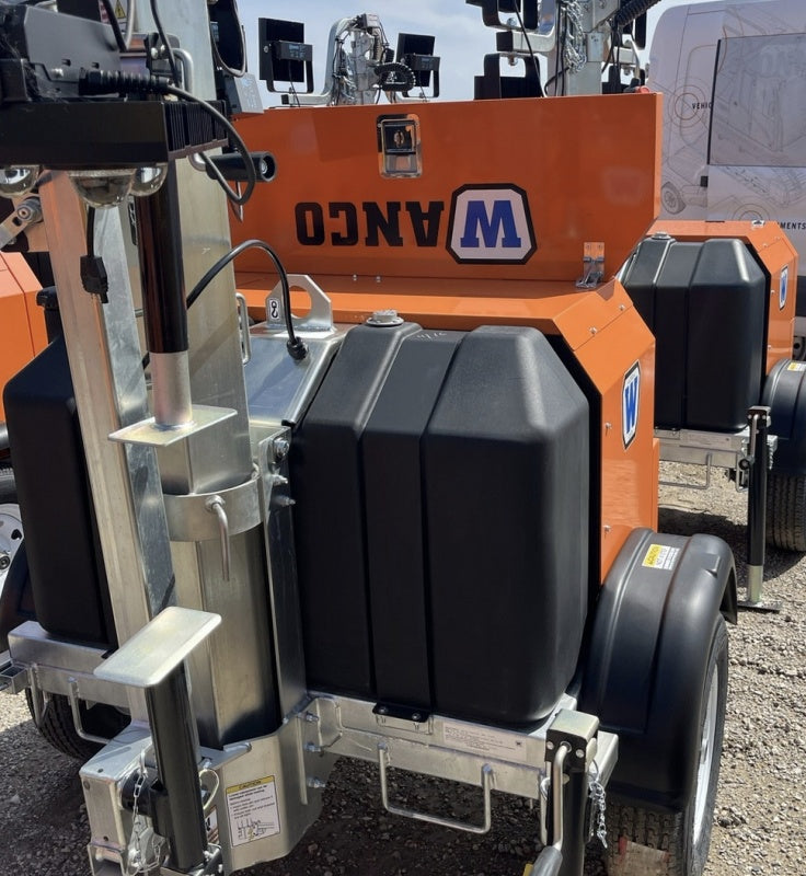 2024 Wanco WLTT-4MM4K Diesel, Deep Sea Controller, Shore Power Plug, Auto Start, (4) 350W LED Floodlights, 4kW Generator, 60 Gal Fuel Tank, 2" Ball, T3