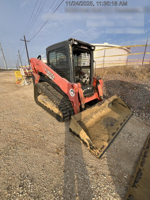 2019 Kubota SVL95-2S Cab/Heat/Air, Standard Tracks, Standard Flow, Hydraulic QC 80" HD Tooth Bucket
