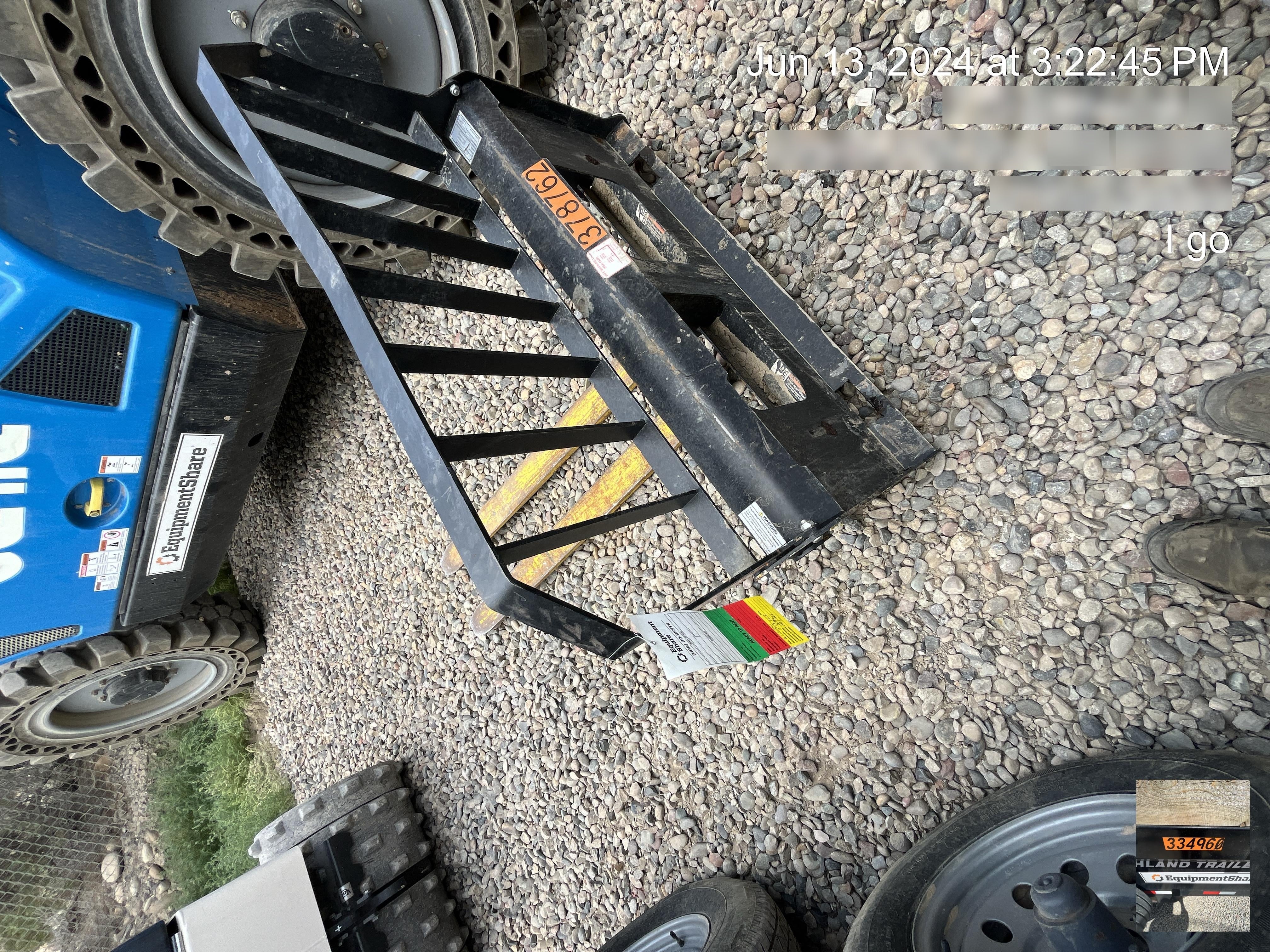2023 DIGGA 48" Pallet Forks - Digga