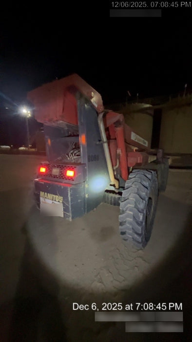 2018 Manitou MTA10055 Manitou MTA 10055 w/Open ROPS, Work Lights/Strobe, Aux Hyd, Solid Tires, Lift Hook, 66" Carriage, 60" Forks