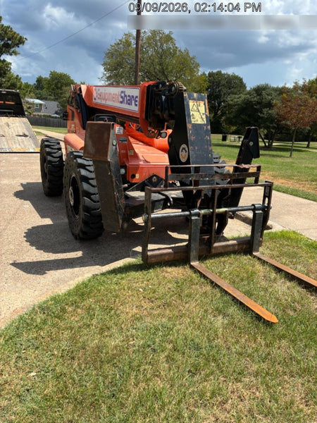 2018 Skytrak 10054 Skytrak 10054 10K Telehandler w/Open ROPS Solid Tires, LED Work Lights, Rotating Beacon, 60" Carriage/60" Forks