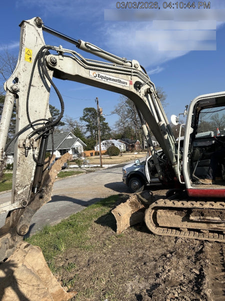 2019 Takeuchi TB290 Cab/Heat/AC Rubber tracks, Dozer blade, Travel alarm, Auxiliary hydraulics Manual QC, Hydraulic thumb, 18", 24", and 36" Buckets