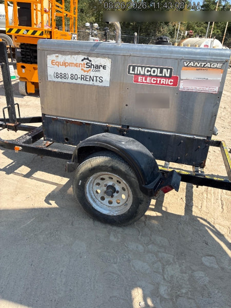 2018 Lincoln Electric Vantage 322 Lincoln Vantage 322 Welder Ready Pak 3 - Vantage 322, Trailer, Fender and light kit, Cable rack